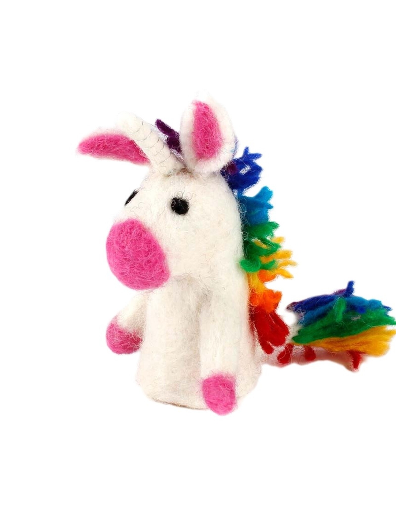 Sjaal met Verhaal Vingerpopje Eenhoorn Multicolor
