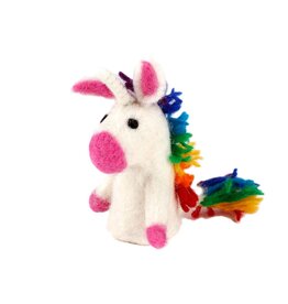 Sjaal met Verhaal Vingerpopje Eenhoorn Multicolor