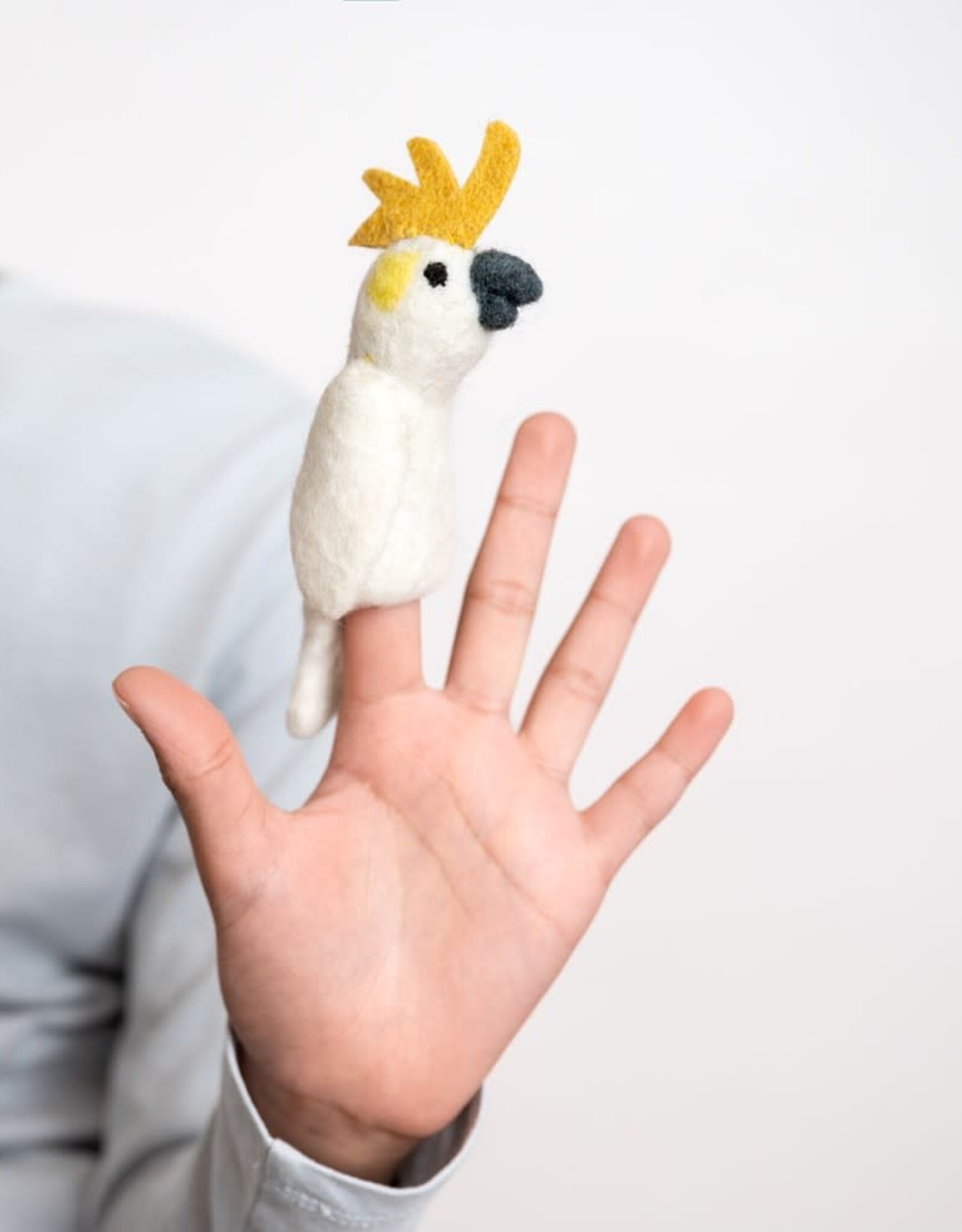 Sjaal met Verhaal Vingerpopje Kaketoe