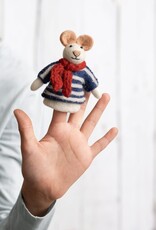 Sjaal met Verhaal Vingerpopje Muis Matroos