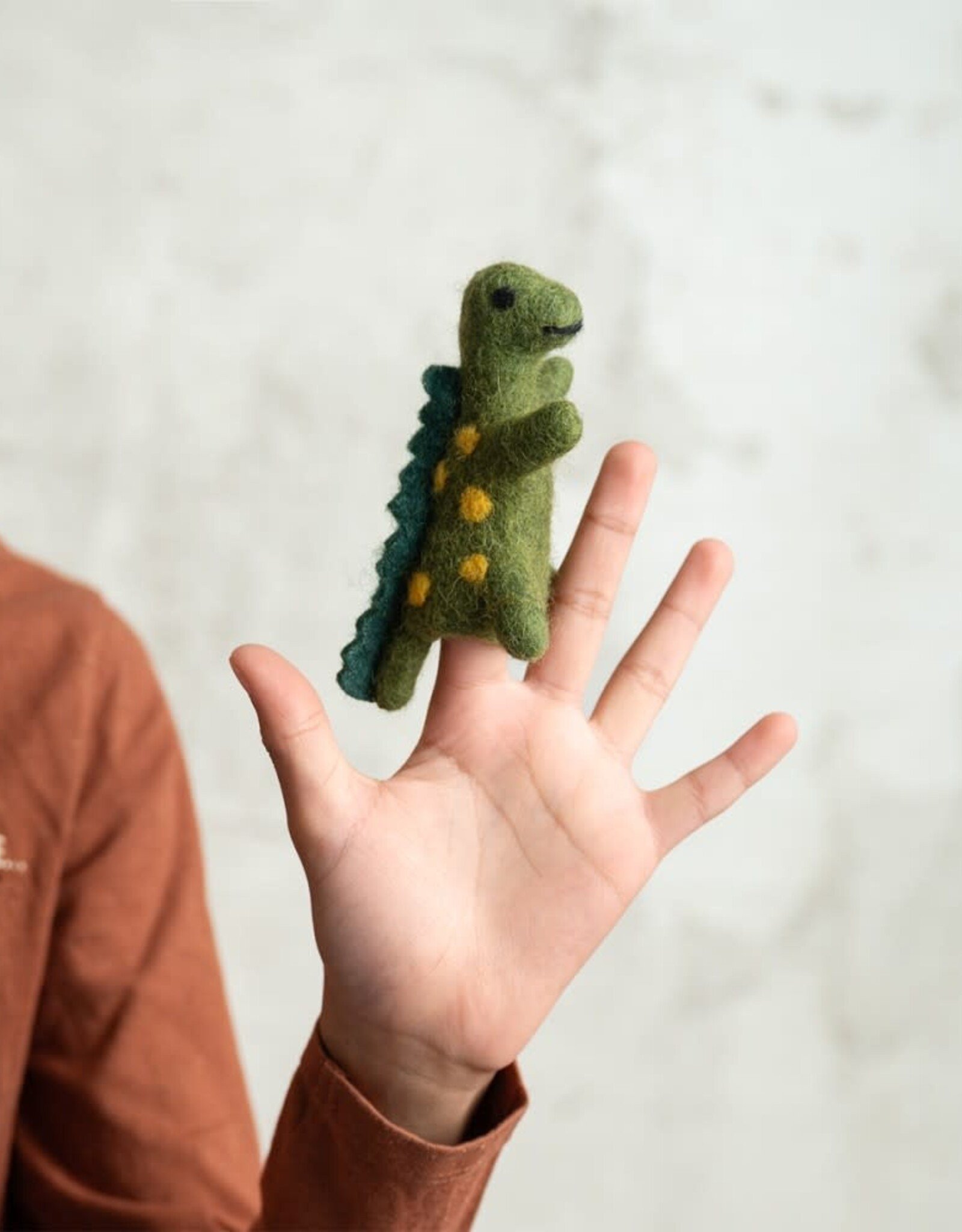 Sjaal met Verhaal Vingerpopje Stegosaurus