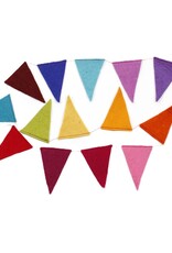 Sjaal met Verhaal Slinger vilt Vlag multicolor