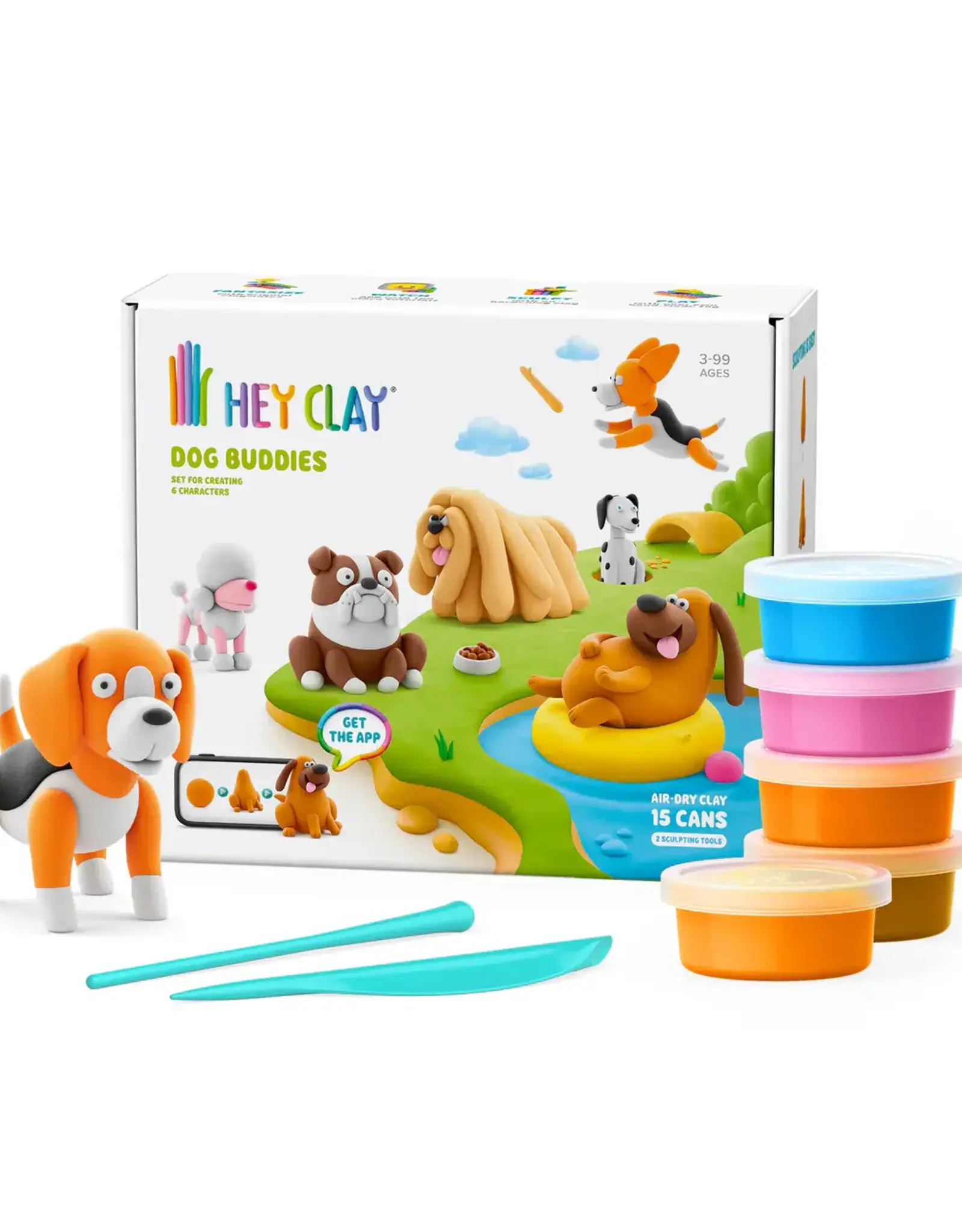 HeyClay Kleiset Dog Buddies