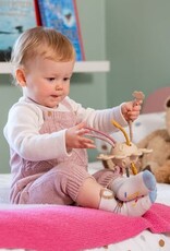 TickiT Trekspeeltje Silisoft Zip Pull Toy Pastel