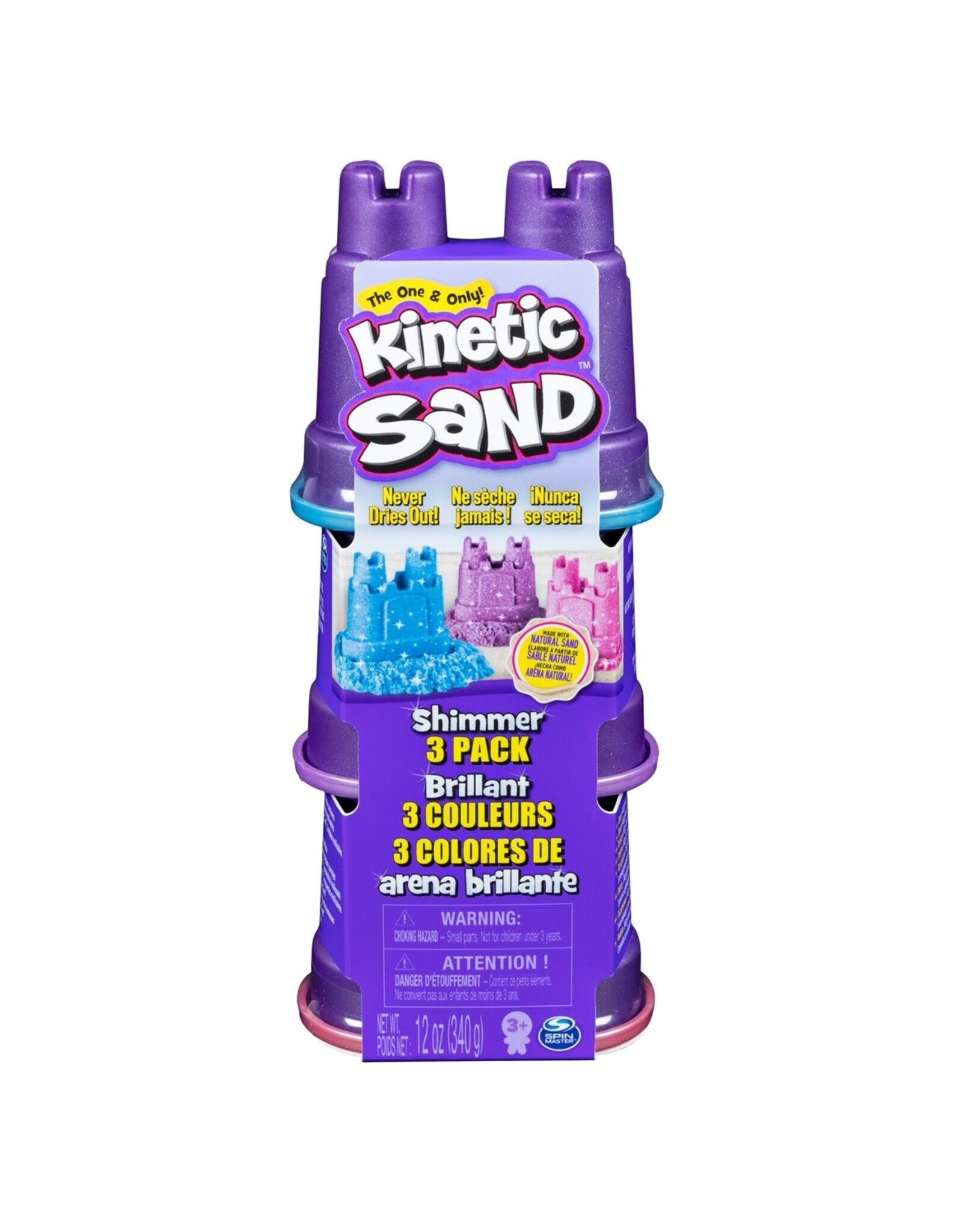 Spin Master Kinetic Sand 3-pak glitterzand
