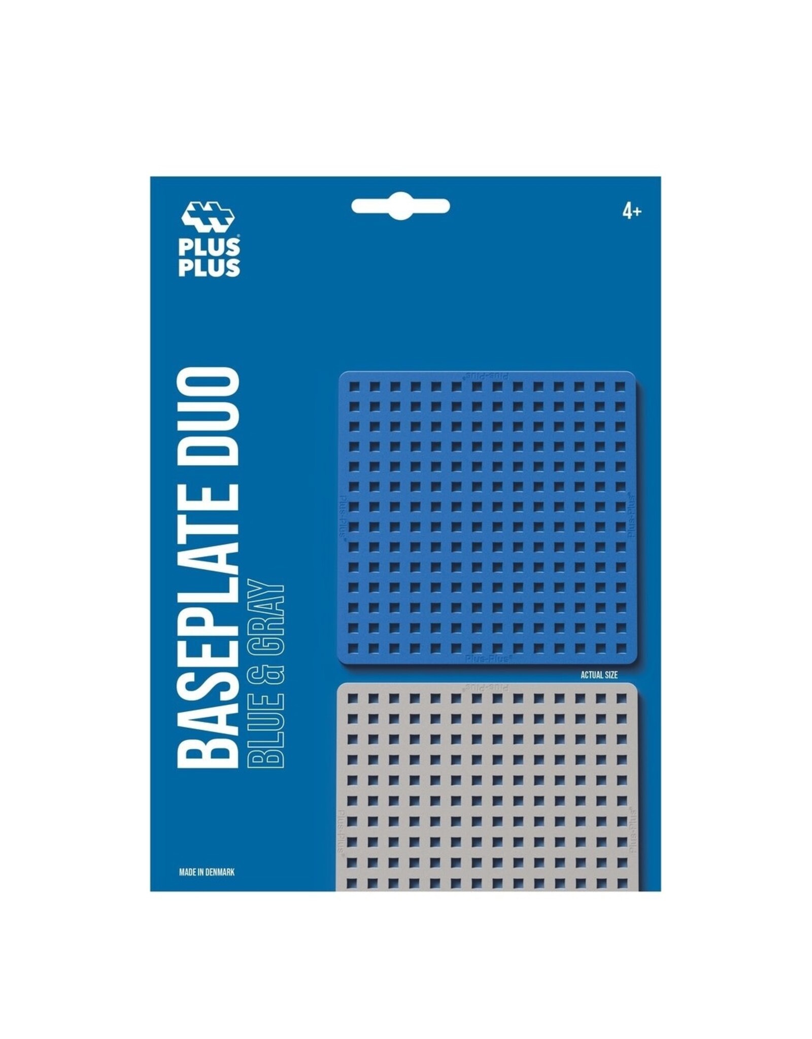 Plus-Plus Bouwplaat  Duo blauw/grijs
