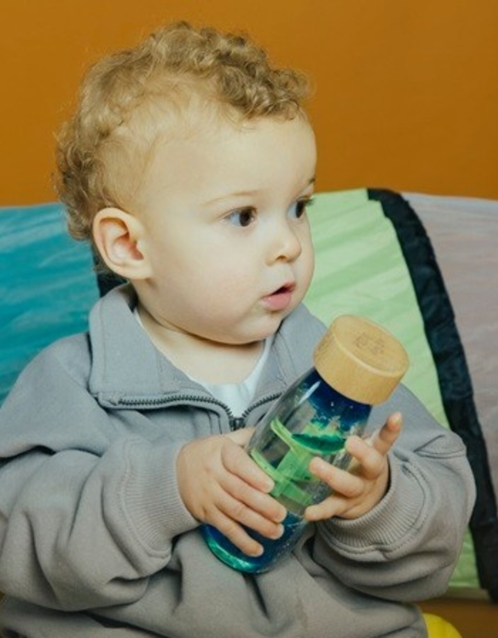 Petit Boum Move Bottle Spiral Blue