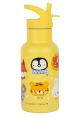 A Little Lovely Company Drinkfles RVS Animal Friends