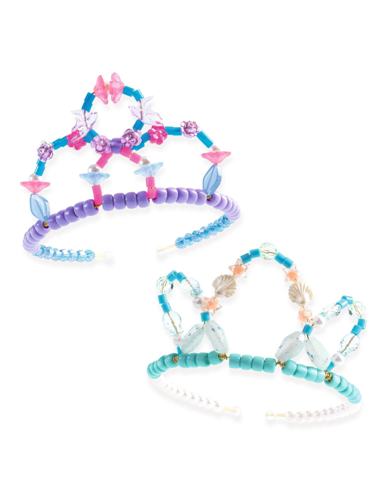 Djeco Kralenset Tiara Duo blauw