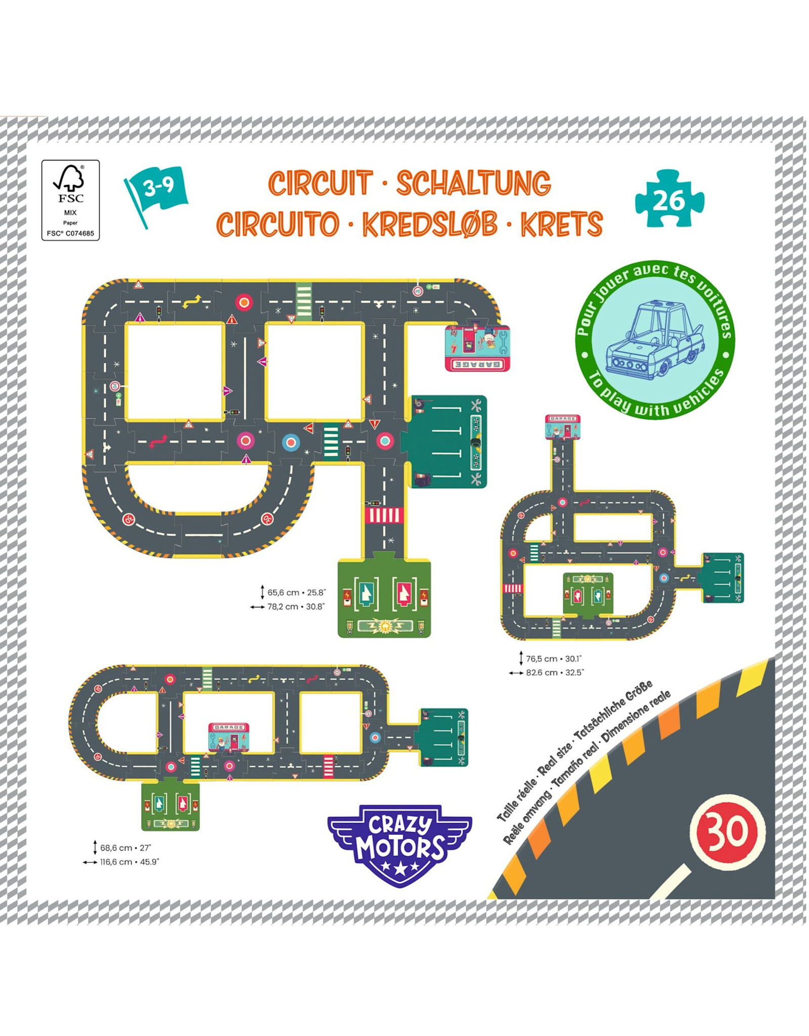Djeco Puzzel Reuzencircuit