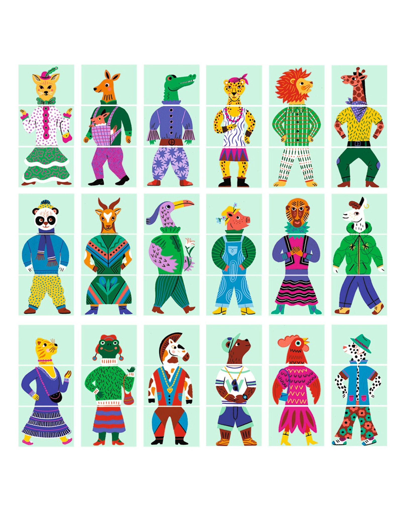 Djeco Mix & Match Modanimo