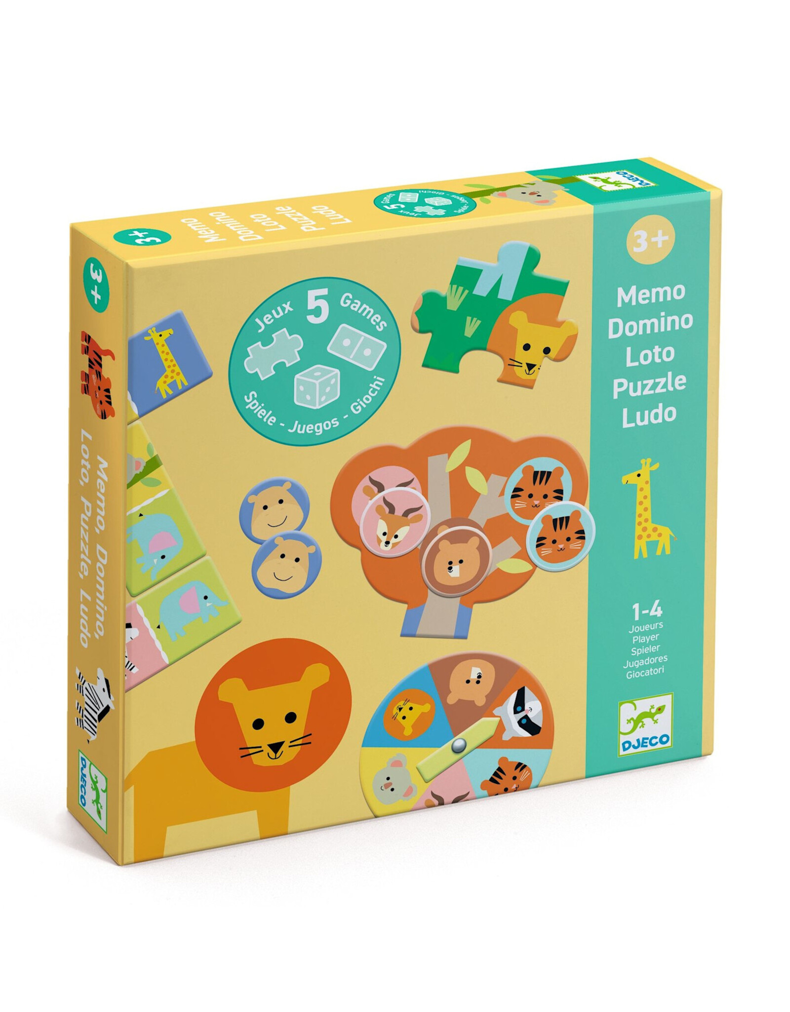 Djeco Spellenverzameling Wilde dieren