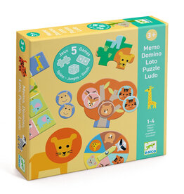 Djeco Spellenverzameling Wilde dieren