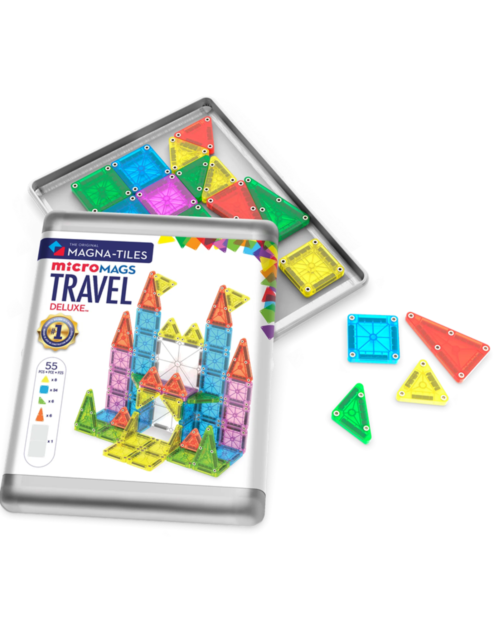 Magna-Tiles Micro Mags Travel Set Deluxe
