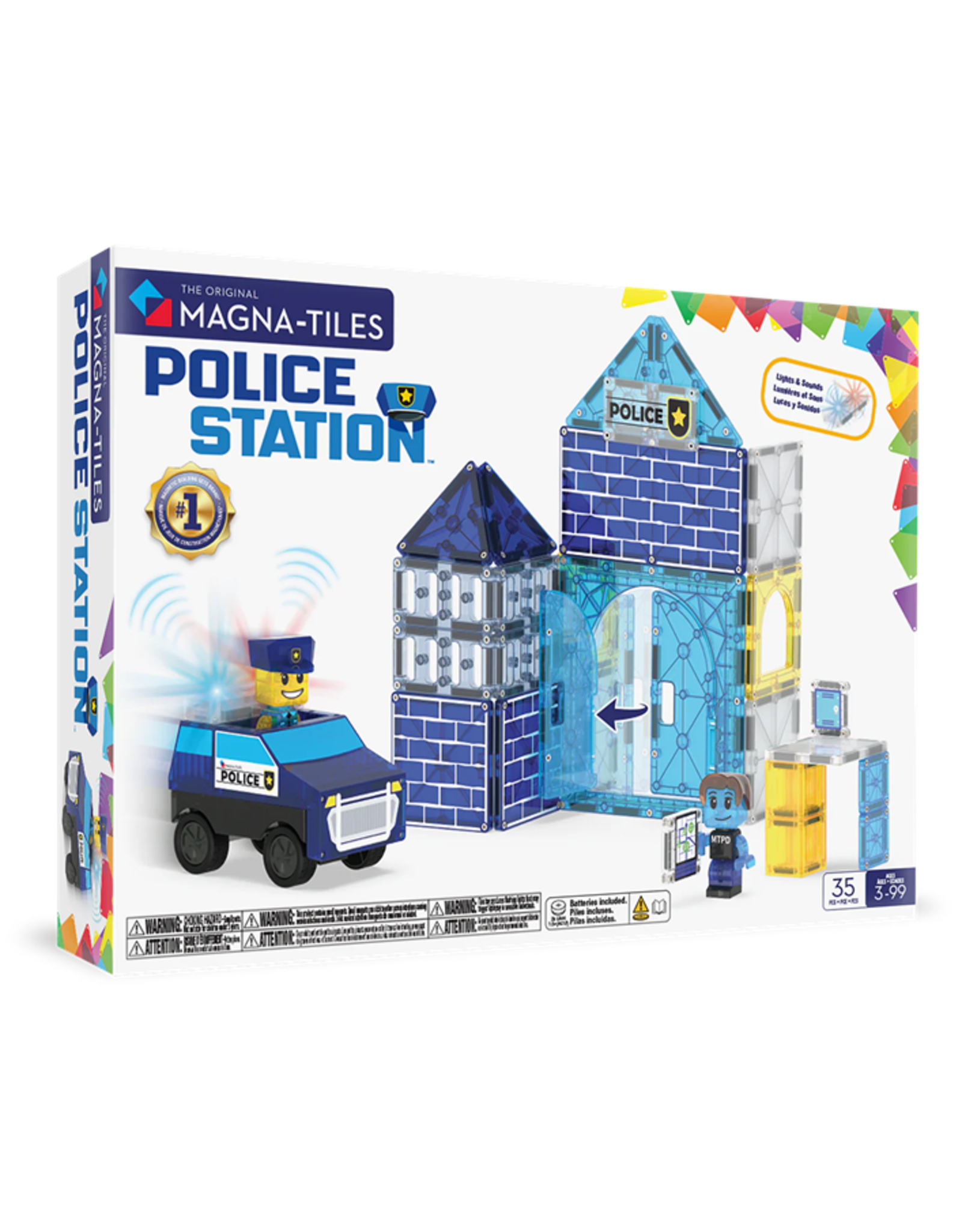 Magna-Tiles Magna-Tiles Police Station