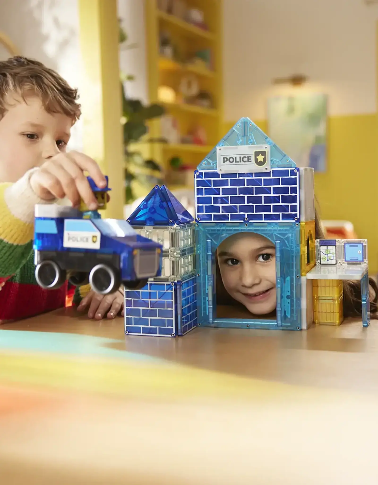 Magna-Tiles Magna-Tiles Police Station