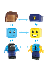 Magna-Tiles Magna-Tiles Police Station