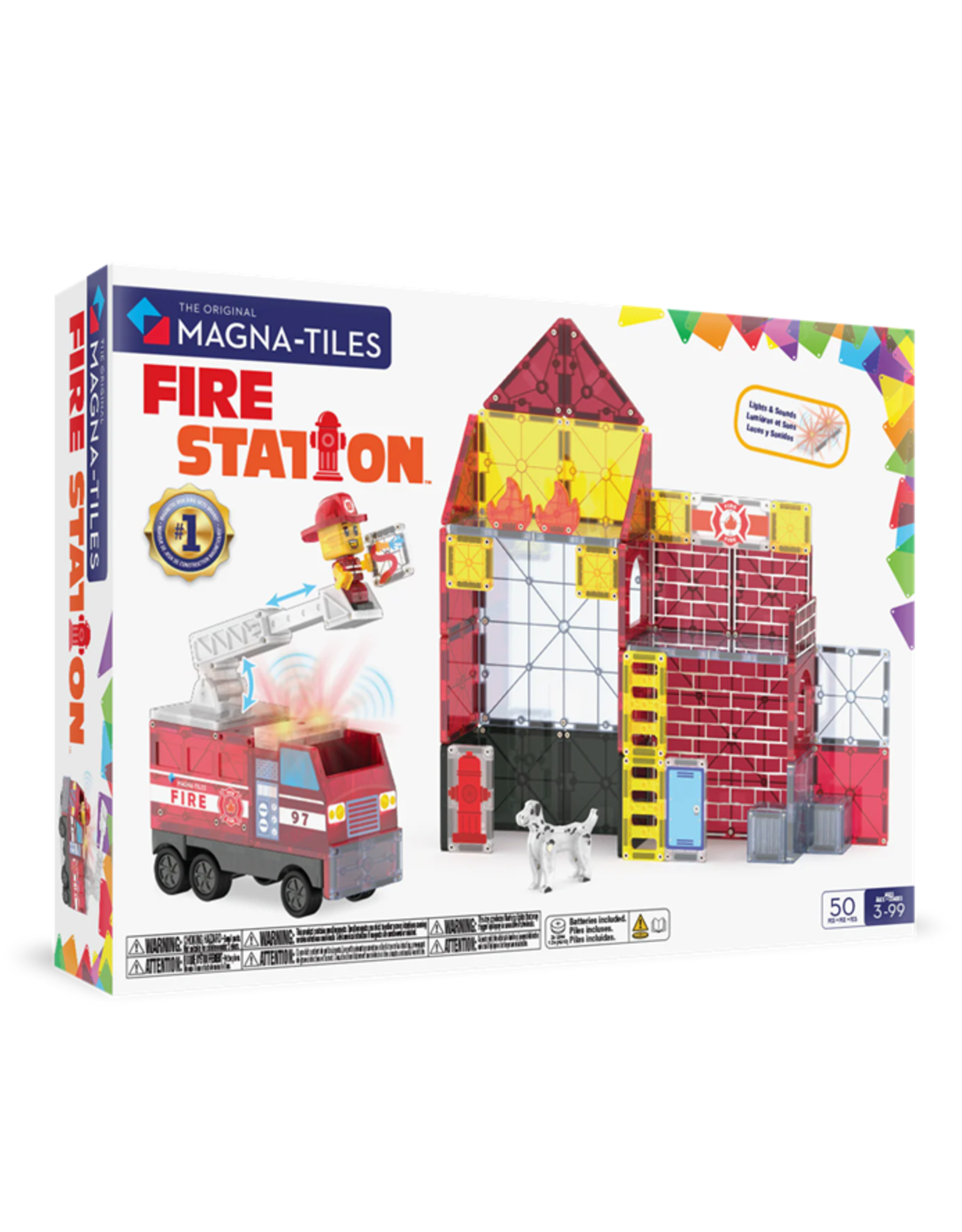 Magna-Tiles Magna-Tiles Fire Station