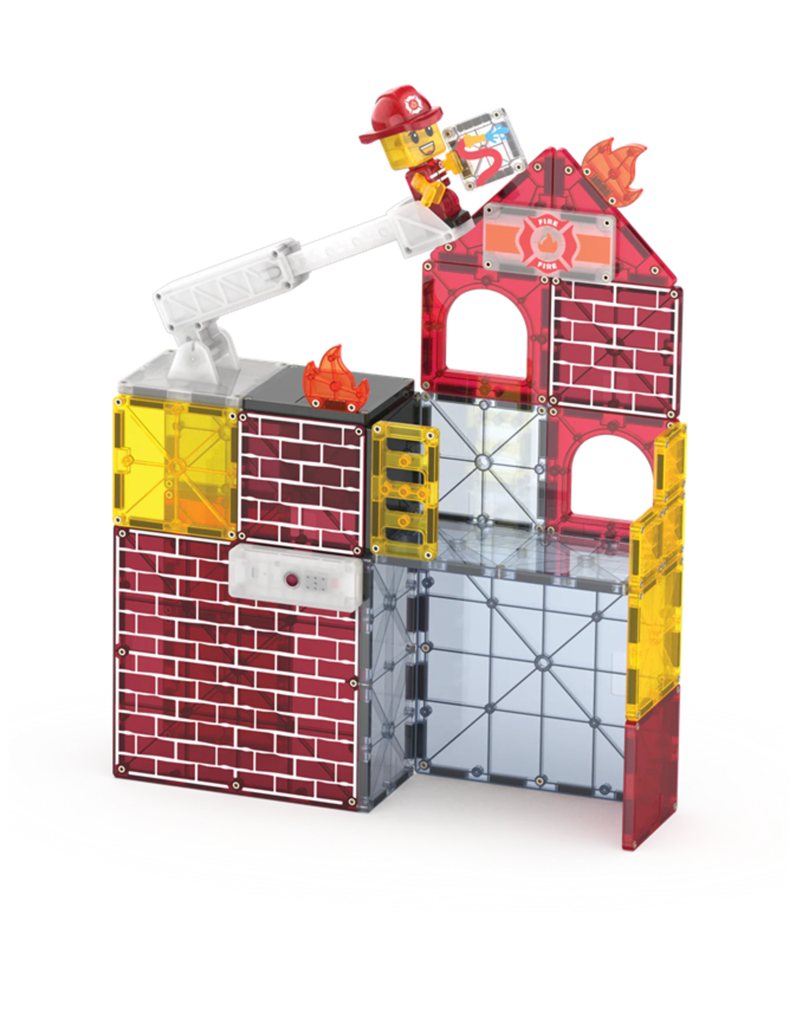 Magna-Tiles Magna-Tiles Fire Station
