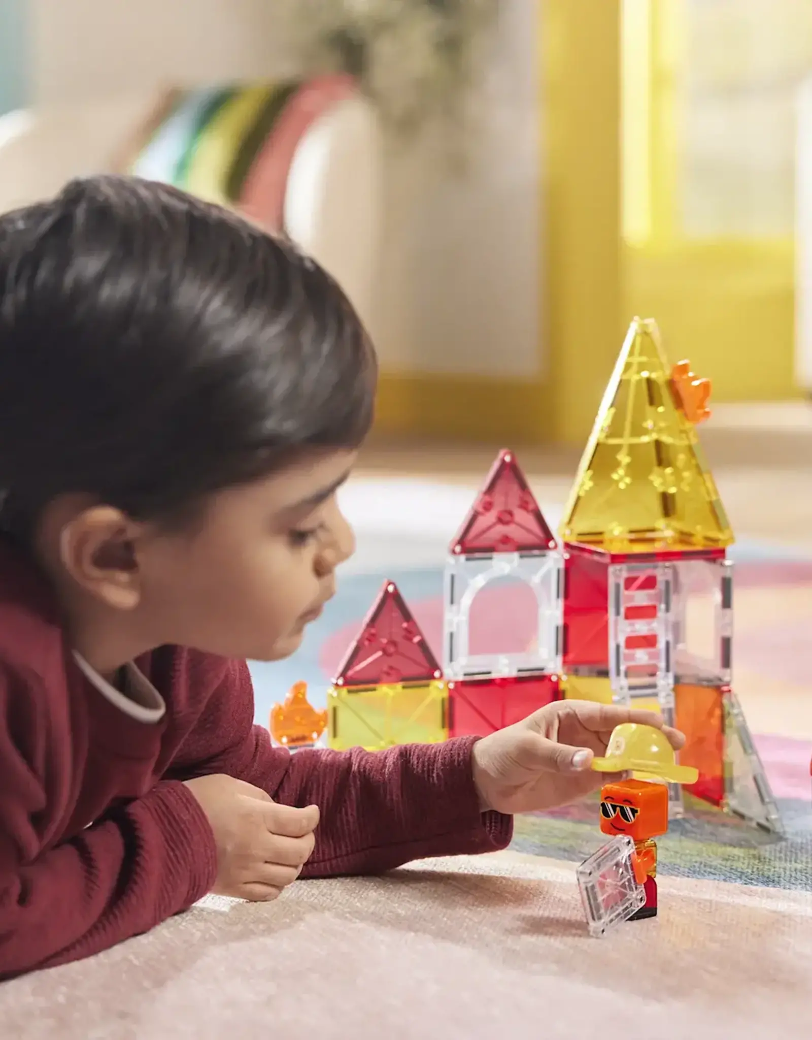 Magna-Tiles Magna-Tiles Fire Station