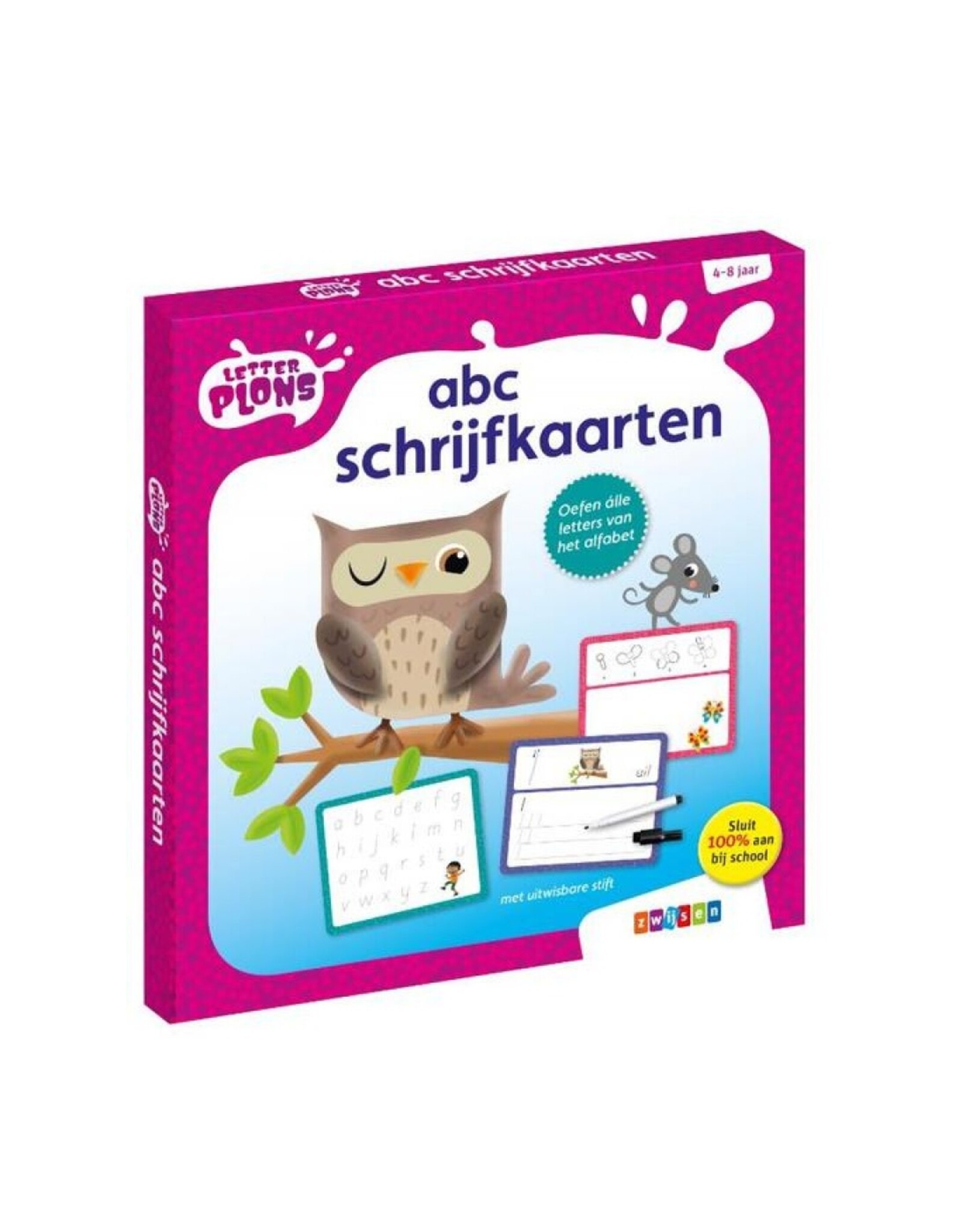 Zwijsen Abc schrijfkaarten Letterplons