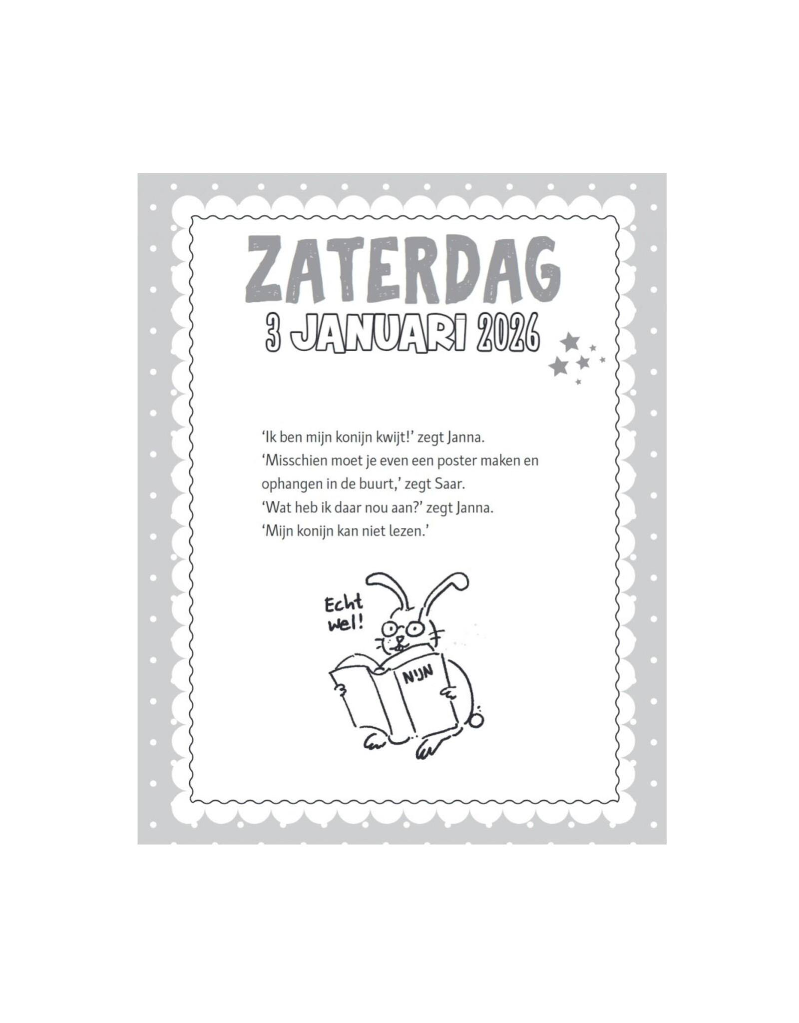 Kosmos De Zoete Zusjes moppenscheurkalender