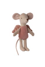 Maileg Kleine zus Muis Fee roze