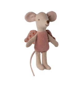 Maileg Kleine zus Muis Fee roze