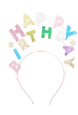 Diadeem Happy Birthday glitter