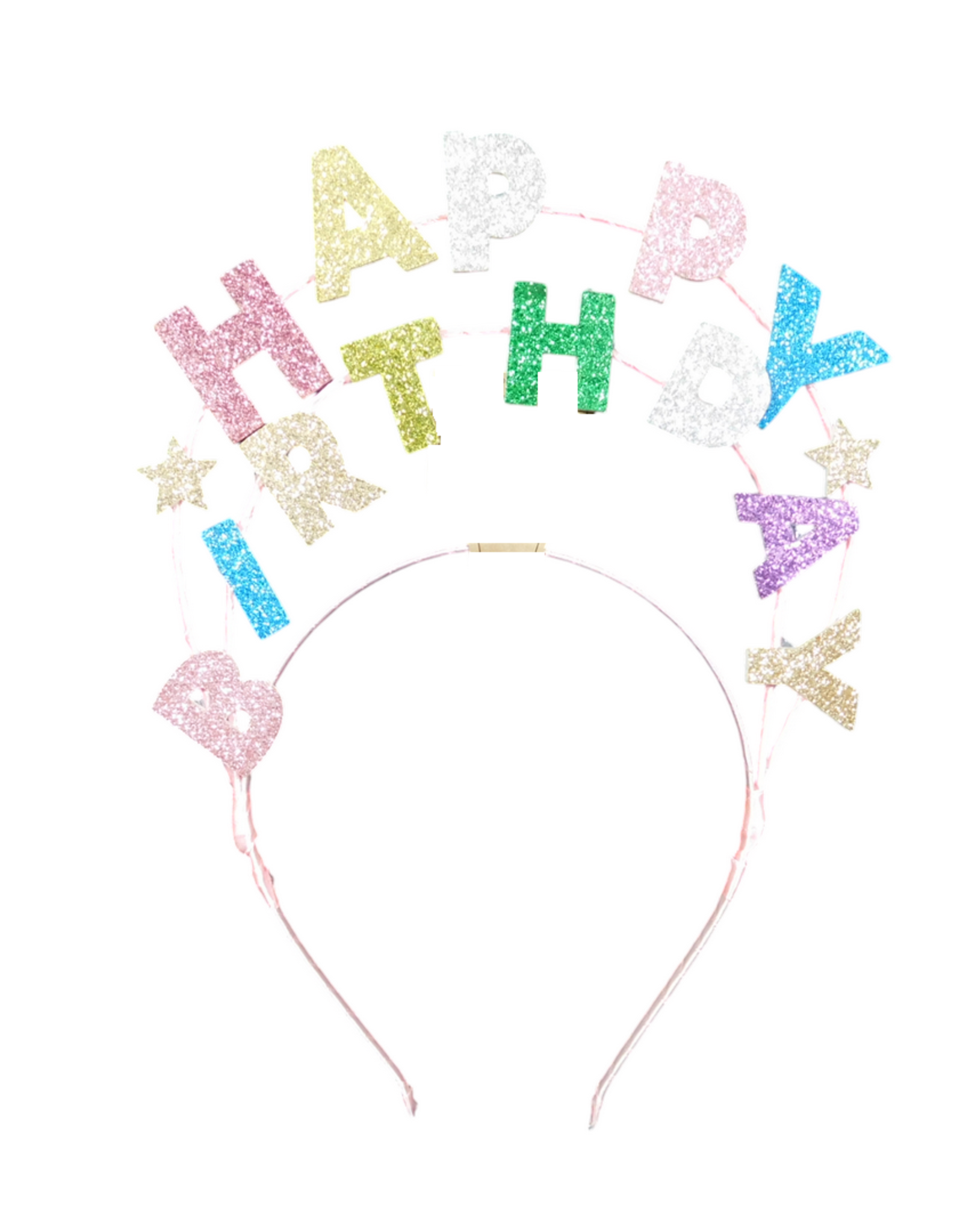 Diadeem Happy Birthday glitter