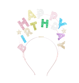 Diadeem Happy Birthday glitter