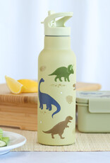 A Little Lovely Company Drinkfles RVS Dinosaurussen XL