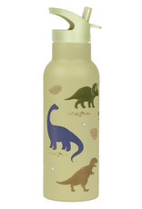 A Little Lovely Company Drinkfles RVS Dinosaurussen XL