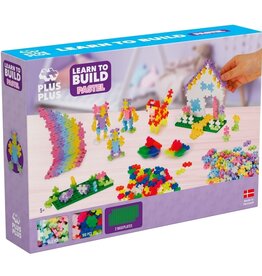 Plus-Plus Basisdoos Learn to Build pastel 600st.