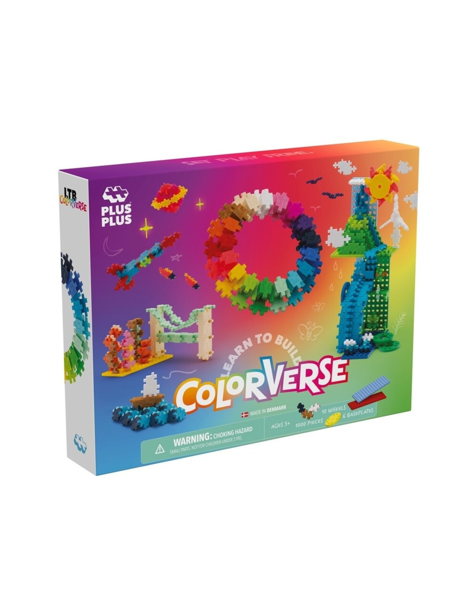 Plus-Plus Basisdoos Learn to build Colorverse Super set 1000st.