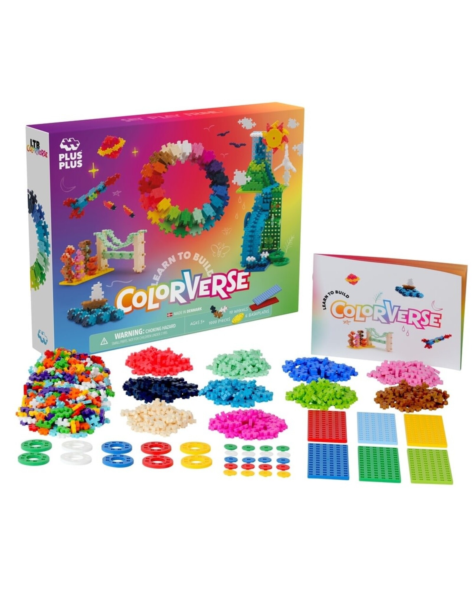 Plus-Plus Basisdoos Learn to build Colorverse Super set 1000st.
