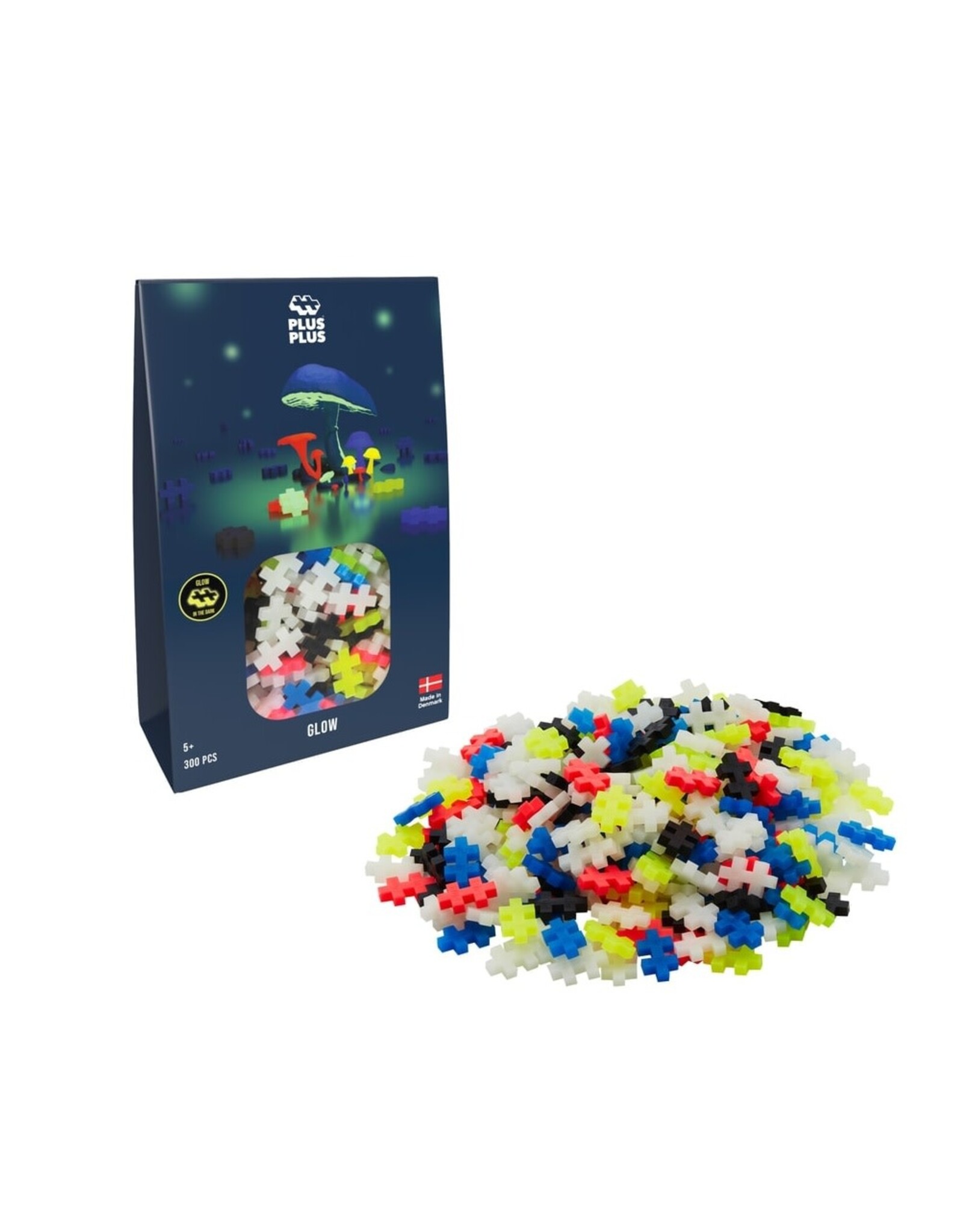 Plus-Plus Basisdoos Glow 300st.