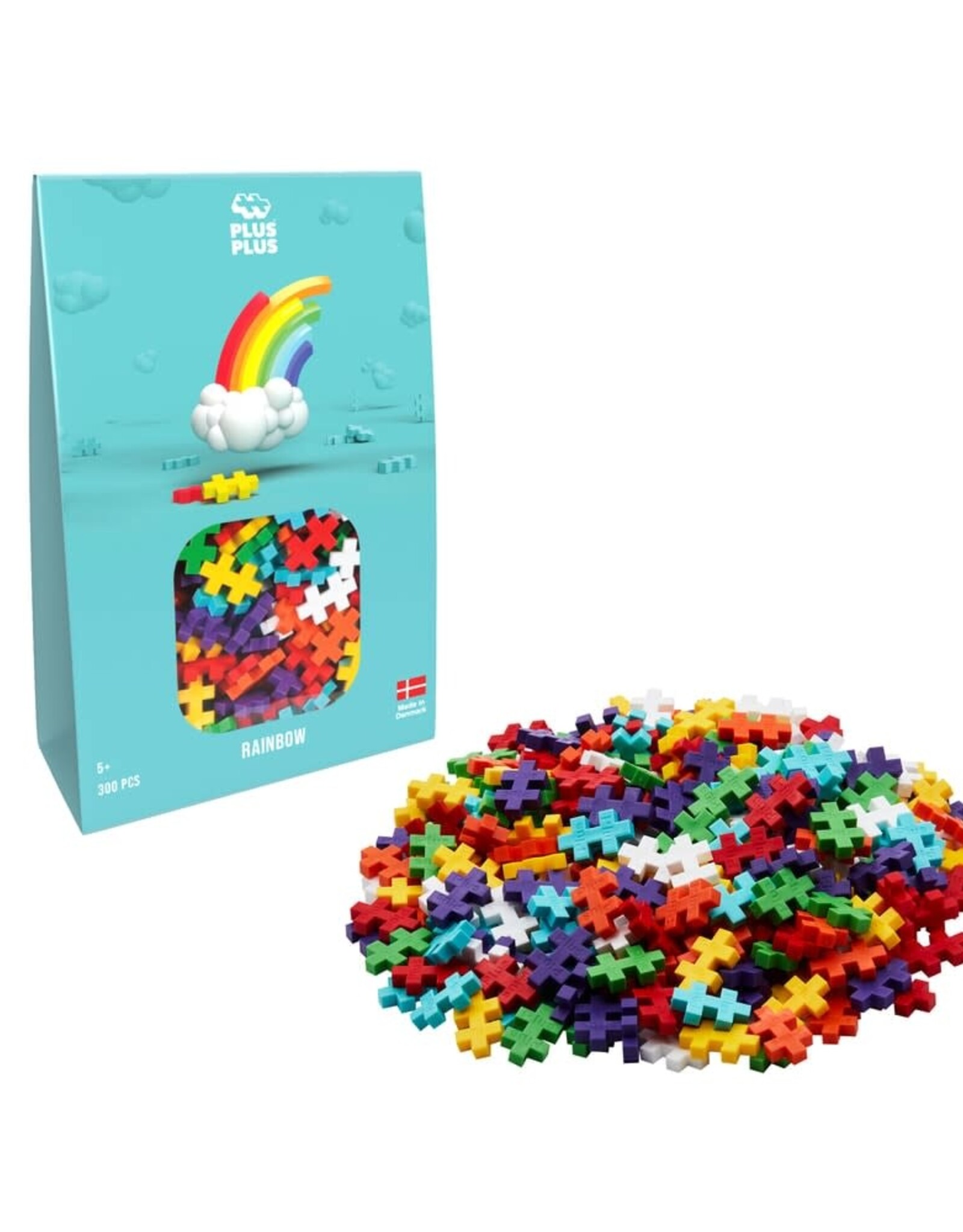 Plus-Plus Basisdoos Regenboog 300st.