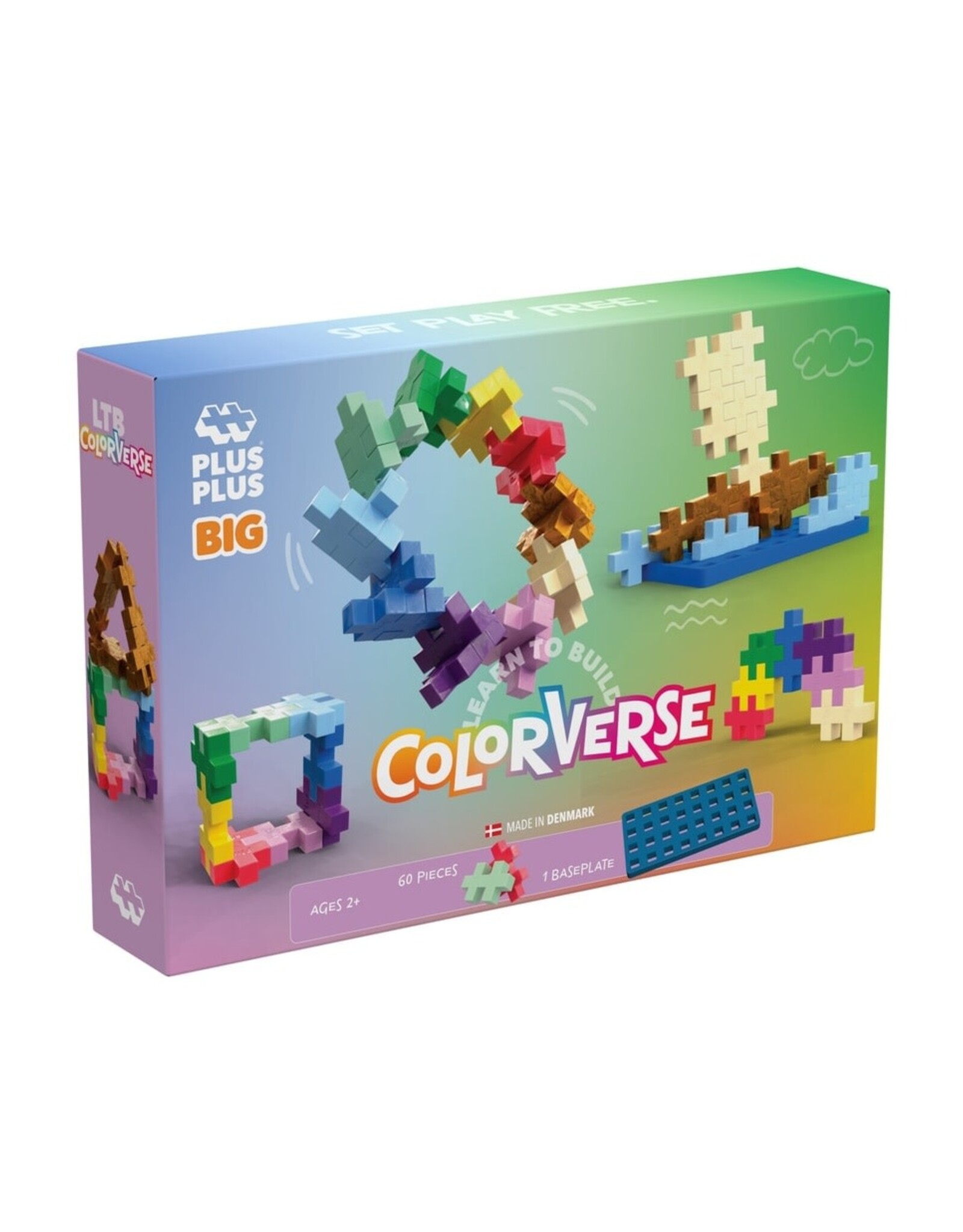 Plus-Plus Basisdoos Learn To Build - Colorverse BIG 60st.