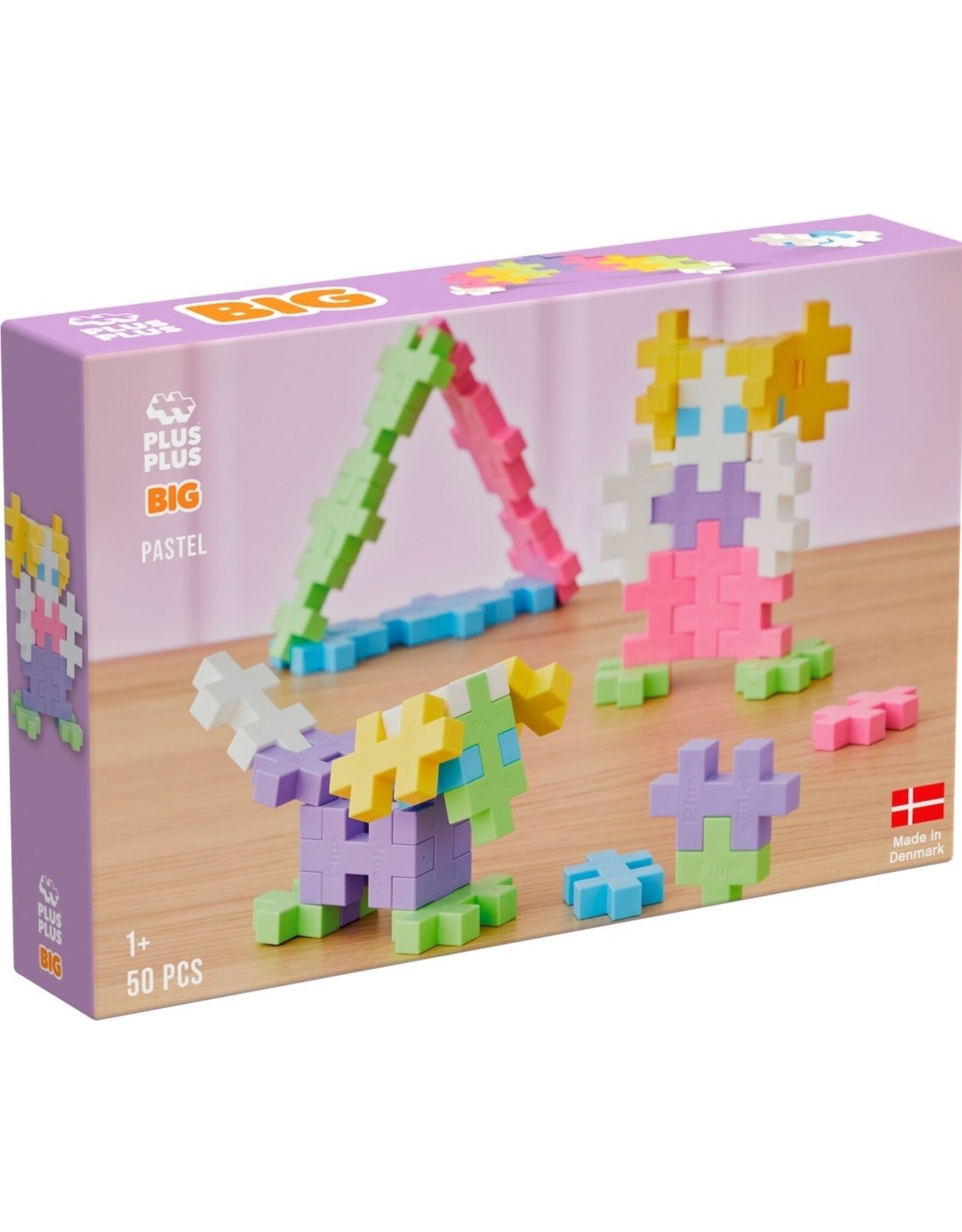 Plus-Plus Basisdoos Pastel BIG 50st.