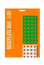 Plus-Plus Bouwplaat Duo groen/wit BIG Plus-Plus