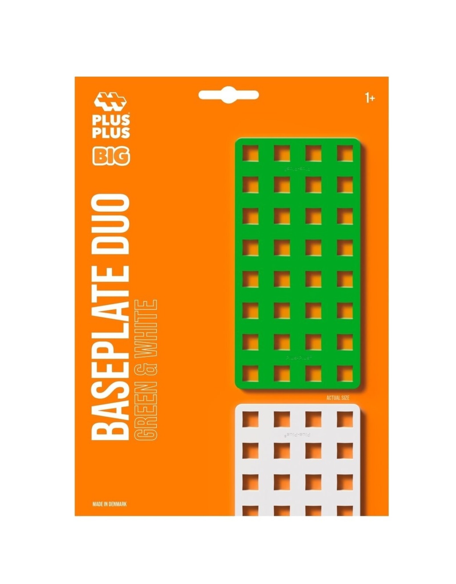 Plus-Plus Bouwplaat Duo groen/wit BIG Plus-Plus