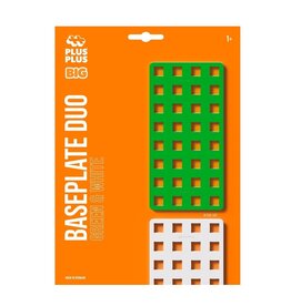 Plus-Plus Bouwplaat Duo groen/wit BIG Plus-Plus