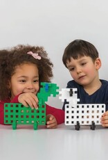 Plus-Plus Bouwplaat Duo groen/wit BIG Plus-Plus