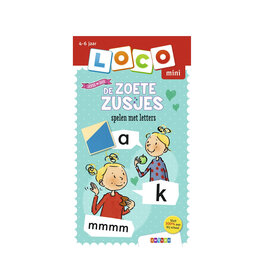 Zwijsen Boekje Mini Loco De zoete zusjes spelen met letters