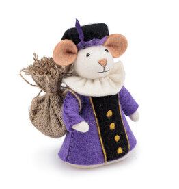 Sjaal met Verhaal Muis Pietermuis Paars