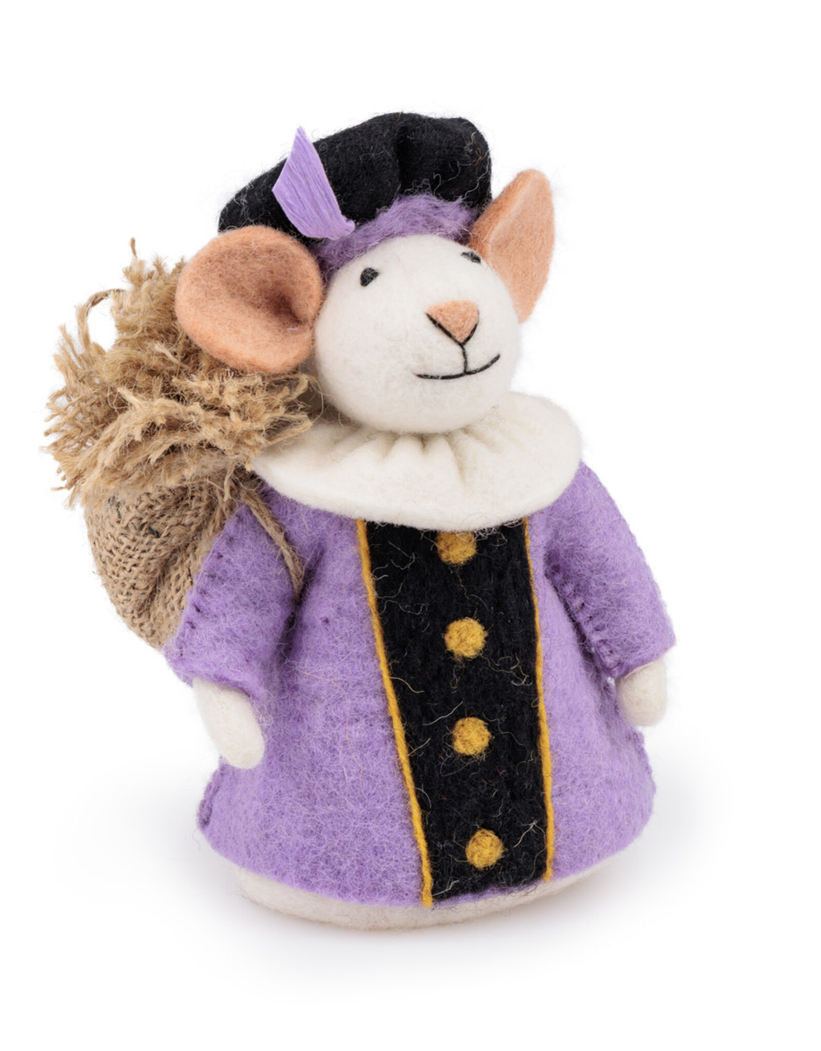 Sjaal met Verhaal Muis Pietermuis Lila