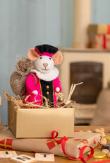 Sjaal met Verhaal Muis Pietermuis Fuchsia