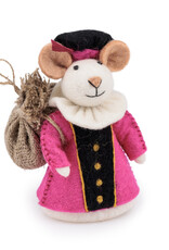 Sjaal met Verhaal Muis Pietermuis Fuchsia
