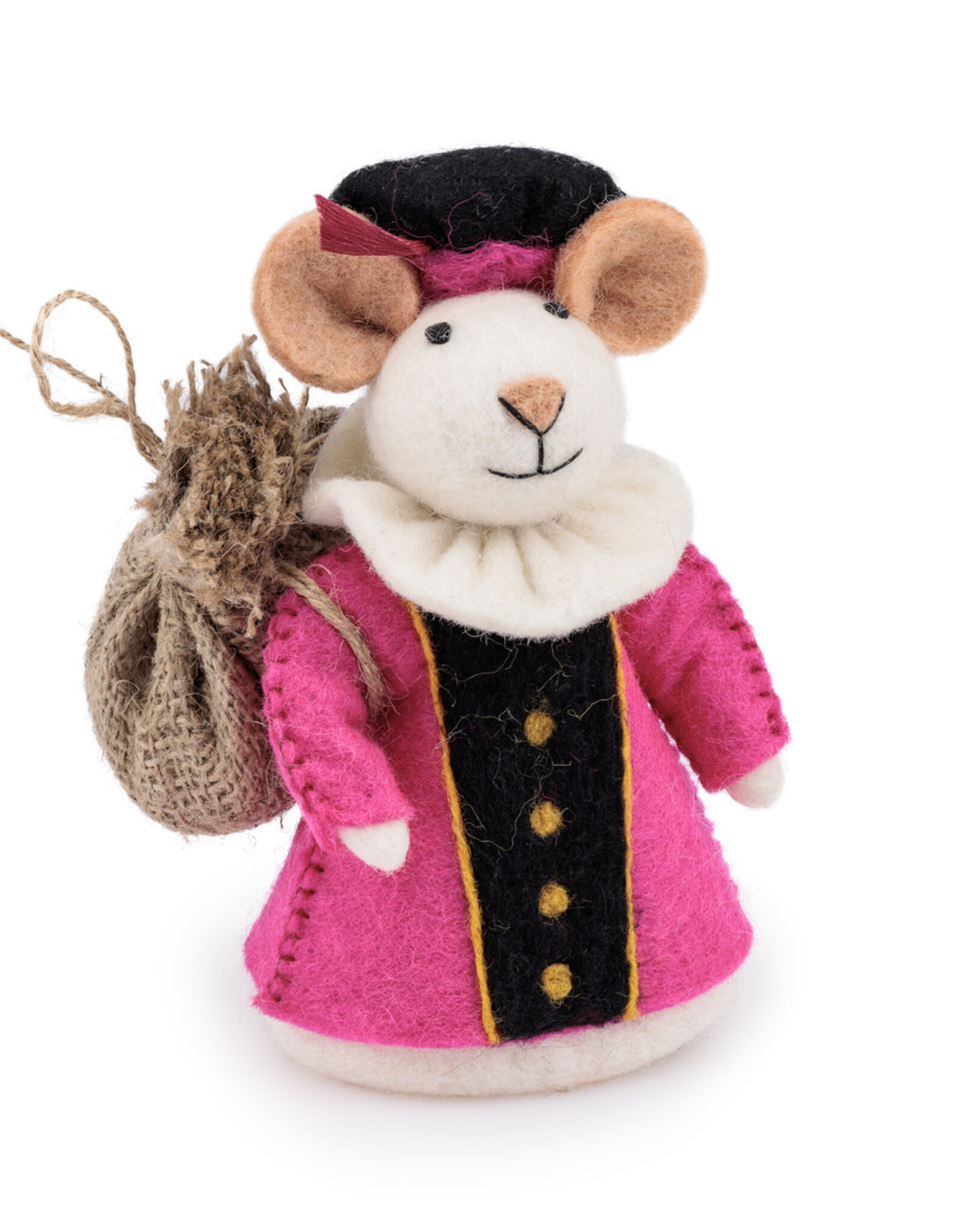 Sjaal met Verhaal Muis Pietermuis Fuchsia